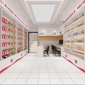 现代零食店3D模型下载